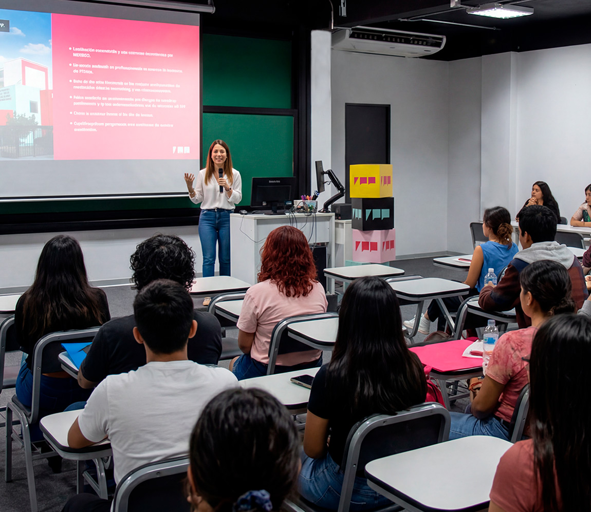 Estudiantes en clase